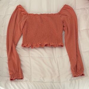 Sonoma Women's Coral Cropped Top